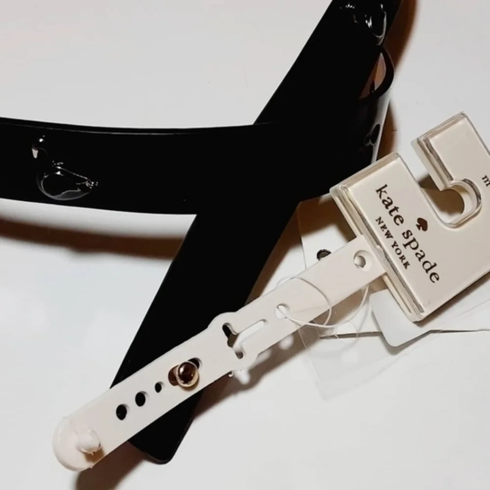 Kate Spade New York Black Ducks Belt